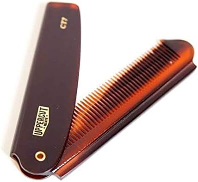 Uppercut Deluxe CT7 Flip Sized Comb, Tortoise Shell & Katlanabilir Tarak