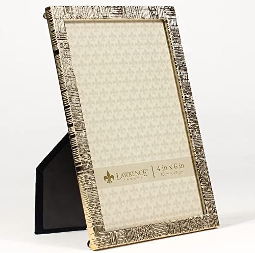 Frames 4x6 Metal Picture with Linen Pattern