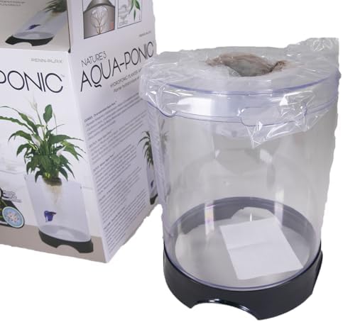 Alternative view of PENN-PLAX Aqua-Ponic Betta tankı ve hidroponik bitki saksısı, bitkiler ve balıklar için sağlıklı bir ortam sağlar