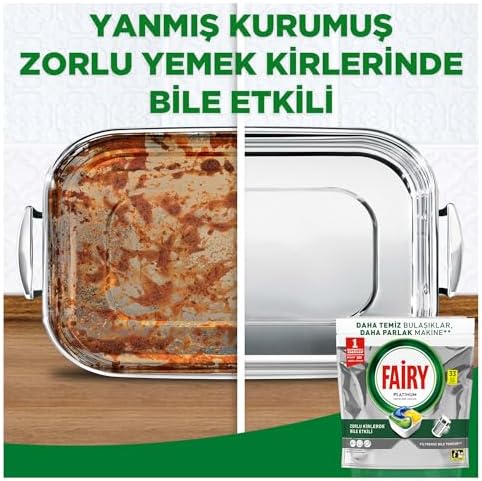 Platinum Bulaşık Makinesi Deterjanı Kapsülü 33 Yıkama Limon Kokulu