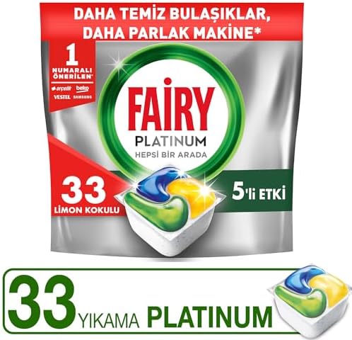 Alternative view of Platinum Bulaşık Makinesi Deterjanı Kapsülü 33 Yıkama Limon Kokulu