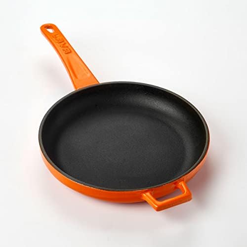 Metal Döküm Kızartma Tavası, 20 cm, Turuncu