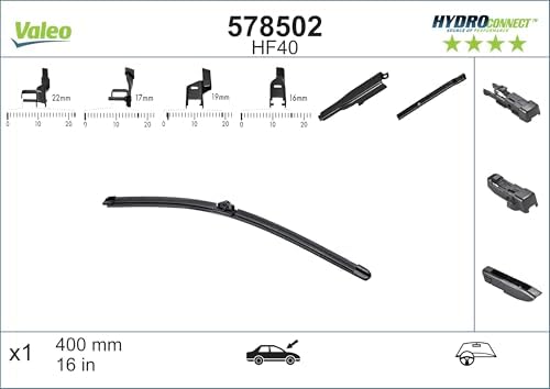 Valeo Hydroconnect Silecek Bmw X1 F48 (2014-2022), C4 X (2022 ve sonrası), Egea (2020 ve sonrası) (400 MM) 578502