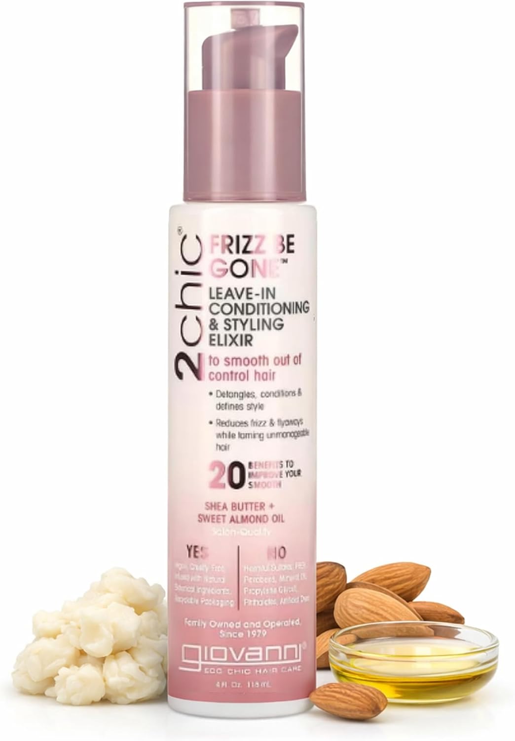 Alternative view of Giovanni 2chic Frizz Be Gone Kabarma Karşıtı Durulanmayan Saç Kremi 118ML