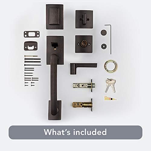 Alternative view of 180SPHXSPL Sqr 11P SMT Spyglass tek silindir Handleset kolu Smartkey ile motorları, Venedik bronz