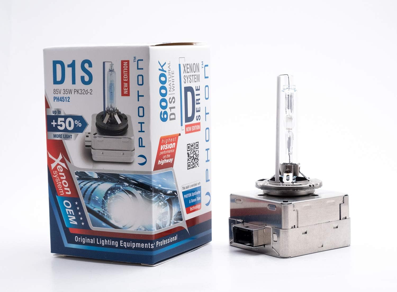 PHOTON Ampul D1S 6000K +%50 Fazla Işık PHT PH4512