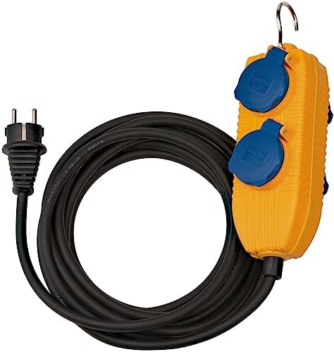 1151740010 Baustellenkabel IP54 PowerBlock 10 m H07RN-F3G1,5, siyah