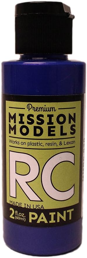 Models MMRC-030 Su Bazlı RC Boya, 2 Oz Şişe, Yanardöner Mavi