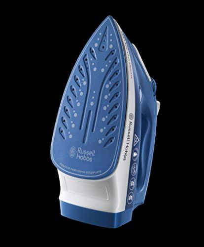 Hobbs Light & Easy buharlı ütü, seramik-Buegelsohle, ekstra-şok buhar çıkışı:, 2400 W Mavi 24830-56