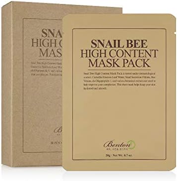 Alternative view of Benton Snail Bee Content Mask - Salyangoz Özlü Maske 1 Paket (1 x 20 g)