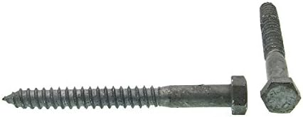 Alternative view of 9057073 Hex Lag Vidalar, 1/2 inç X 5 In., A307 Grade A Daldırma Galvanizli Çelik (25 Paket)