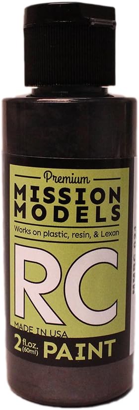 Models MMRC-021 Su Bazlı RC Boya, 2 Oz Şişe, İnci Kömür