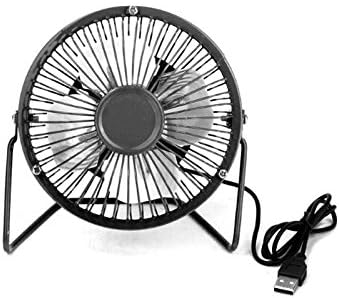 Alternative view of 4 USB Mini Yazı Masası"Fan küçük masaüstü fan sessiz ve güçlü metal tasarım USB güç destekli (Siyah)
