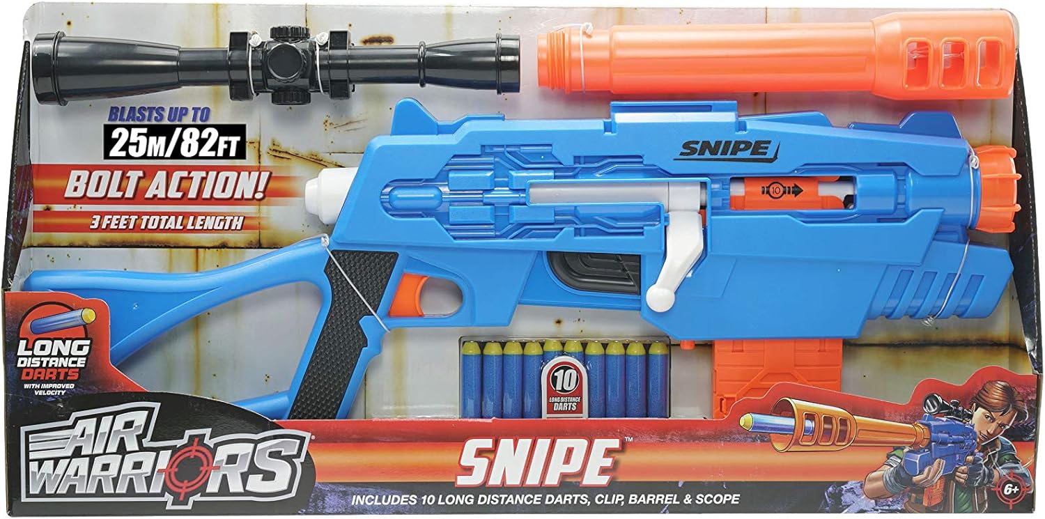 Alternative view of Buzz Bee Air Warriors - Ultra Tek Mavi - Snipe - Bolt Action Dart Blaster