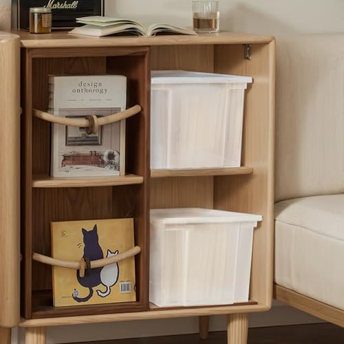 Ohyama Çok Yönlü Saklama Kutuları, 30L, 3'lü Set, Şeffaf, Kolay Mandal, İstiflenebilir, Şeffaf Plastik, Dolap, Raflar, Garaj, Organizasyon, Giysiler, Battaniyeler, Garaj Malzemeleri, USB-M