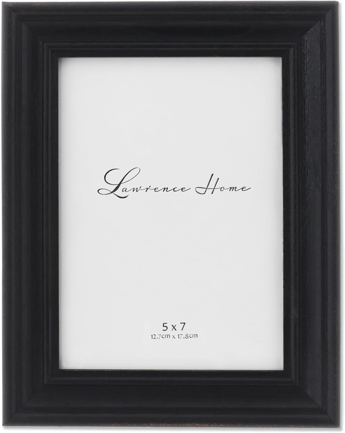 Frames 5x7 Durham Yıpranmış Siyah Ahşap Resim Çerçevesi
