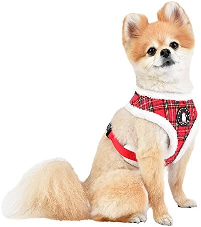 Alternative view of Puppia PAQD-AC1470 BLITZEN HARNESS A, M, kareli kırmızı