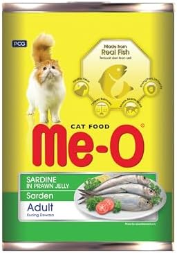 Alternative view of Me-O Canned Sardalya Karides Soslu Kedi Konserve, 400 gr