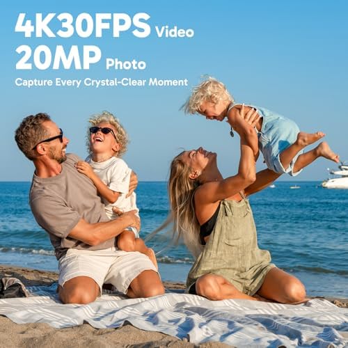 Brave 4 4K 20MP WiFi Aksiyon Kamerası Ultra HD with EIS 30m Underwater Su Geçirmez - Uzaktan Kumandalı - 5X Zoom