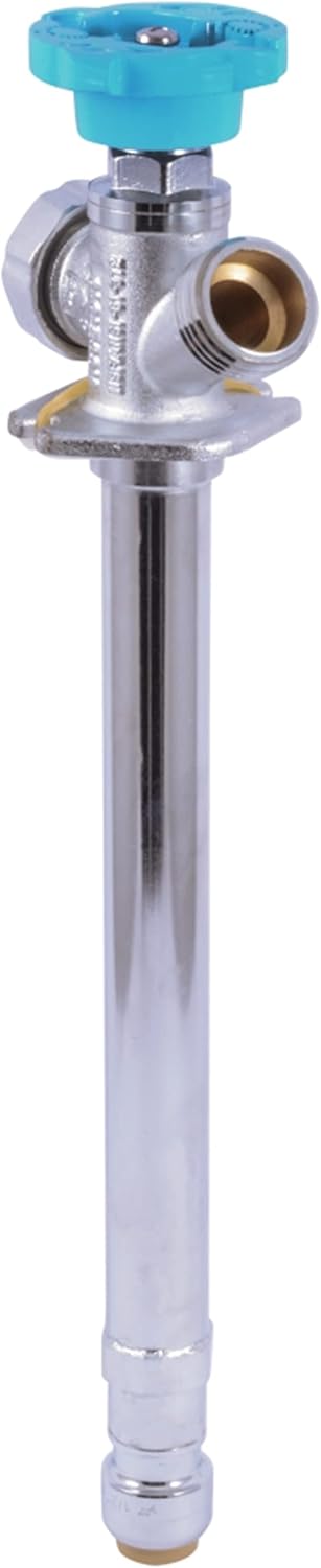 8 inç Frost Sillcock, 1/2 x 3/4 İnç MHT, Pirinç Tesisat Armatürü Bağlamak için İtin, PEX Boru, Bakır, CPVC, PE-RT, HDPE, 24628LF