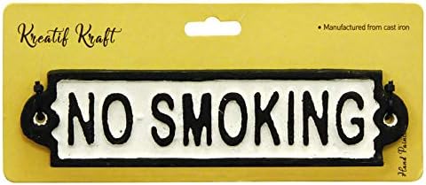 Alternative view of 83515 'NO SMOKING' Cast Iron Sign, /