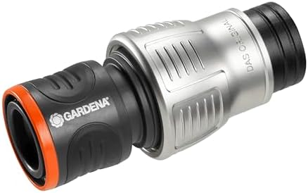 Alternative view of Premium su durdurucu 19 mm (3/4 inç): Aquastop, hızlı cihaz değişimi, bükülmeye karşı koruma, yüksek hortum tutma gücü, donmaya dayanıklı, ambalajlı (18254-20), siyah/gümüş, 19 mm (3/4 inç)