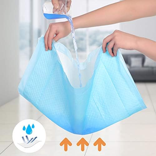 FEANDREA Köpek yavrusu altlığı, 90 x 60 cm, 55 adet, mavi-beyaz PTD95BU