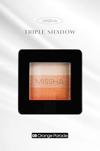 Alternative view of Yumuşak Dokulu, Dökülme Yapmayan 3 Renkli Göz Farı Triple Shadow No.8 (ORANGE PARADE)