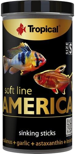 Softline America S Kuzey Ve Güney Amerika Balıkları İçin Yumuşak Taneli Balık Yemi 250 Ml 140gr