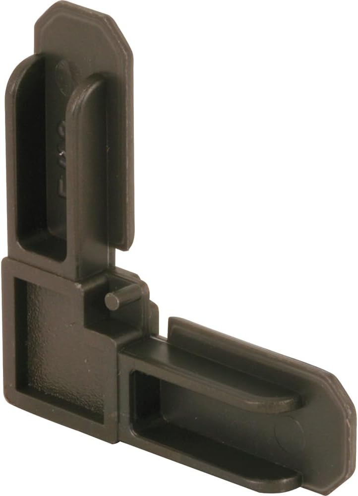 MP7728 – 50 Screen çerçeve köşe, 5/16 x 3/4 inç, bronz plastik, 50 adet