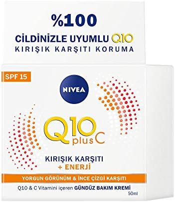 Q10 Plus C Kırışıklık Karşıtı SPF 15 Gündüz Bakım Kremi Enerji (50 ml)