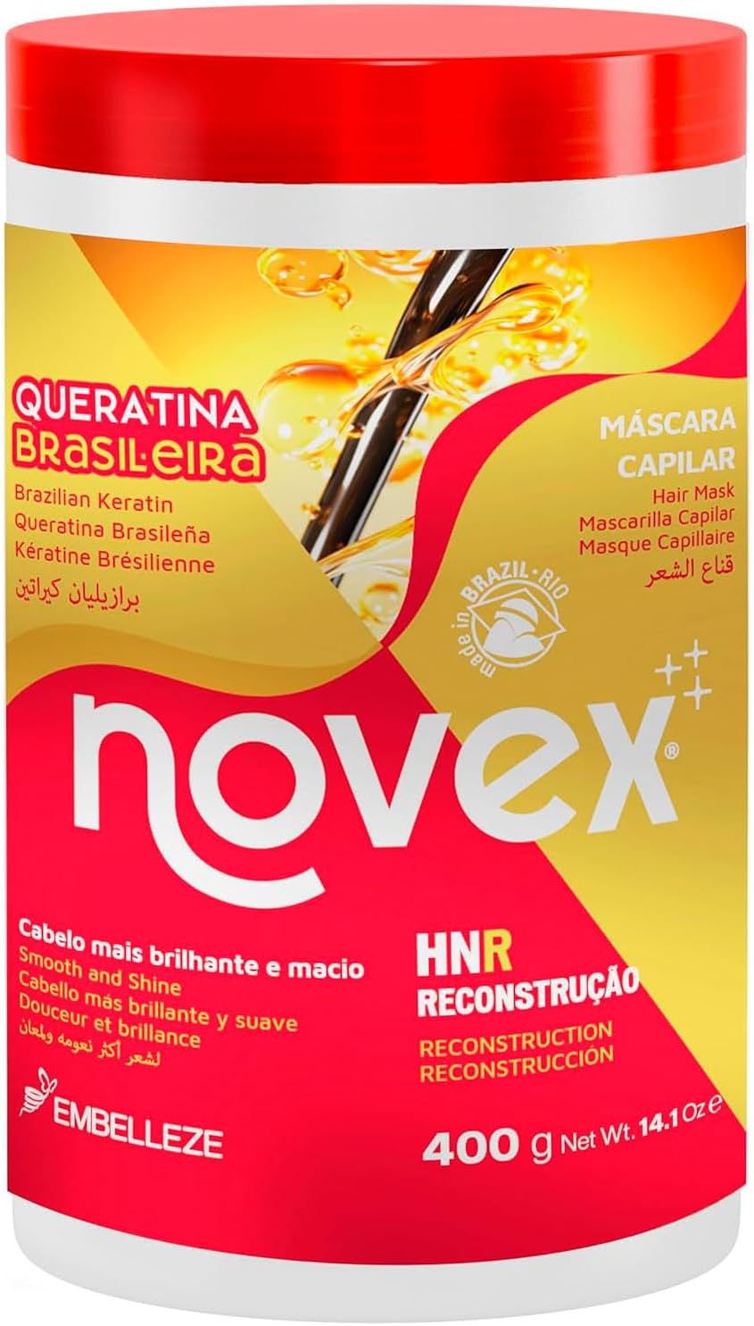 Alternative view of Embelleze NOVEX BRAZILIAN KERATIN- Kurumuş ve Zarar Görmüş Saçlar için Saç Maskesi 400g (876120002589)