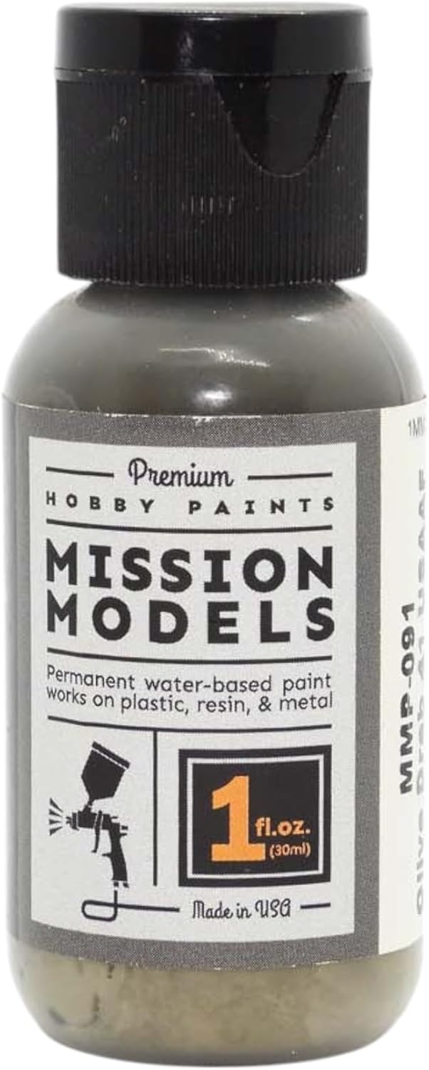 Alternative view of MODELS Olive Drab 41 WWII USAF MIOMMP091 Plastik Boya Akrilik