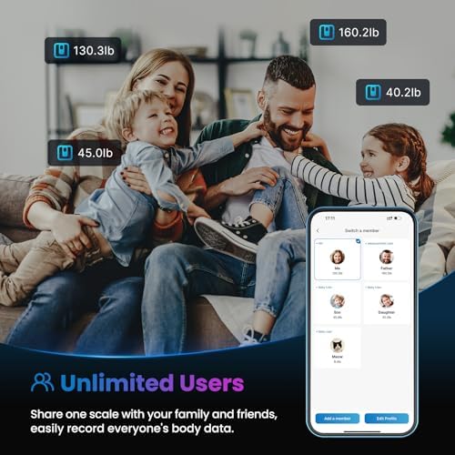 Alternative view of Bluetooth Vücut Yağ Ölçeği, Dijital Akıllı Banyo Ağırlık Ölçekleri, Akıllı Telefon Uygulamalı Vücut Kompozisyonu Analiz Cihazı için, Fitness için 13 Vücut Kompozisyonu Ölçümü, Beyaz