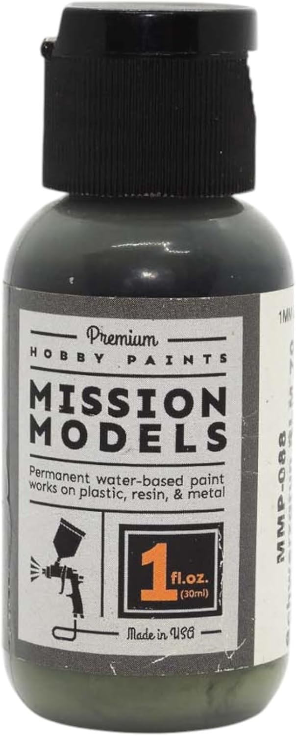 Models MMP-088 Schwarzgrun RLM 70 Akrilik Boya 1 Oz (30ml)