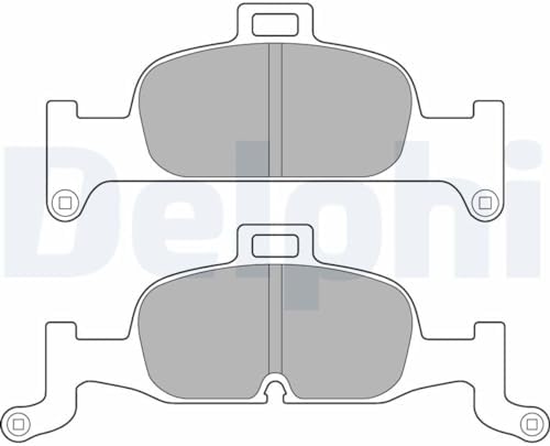 Alternative view of DELPHI Fren Balatası Ön A4 1.4/2.0/3.0 15-19, A4 Avant 1.4/2.0/3.0 16-19, A5 Sportback 1.4/2.0/3.0 17, A5 Cabrio 2.0 16 LP3239