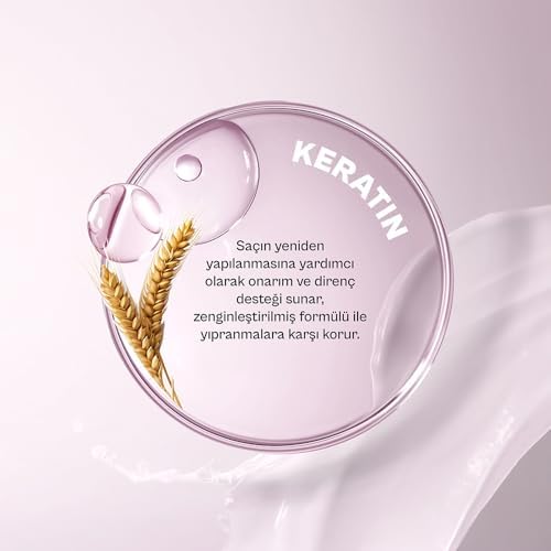 Alternative view of Intense Keratin Aşırı Yıpranmış Cansız Saçlara Özel Sıvı Saç Bakım Kremi 200 ml- Vegan