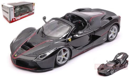 Burago BU26022BK Ferrari La Ferrari Aperta 1: 24 Modellino döküm model