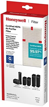 Alternative view of HEPA Hava Temizleme Filtresi G, 1'li Paket - HPA030/HPA080 ve HPA180 Serisi için - Havadaki Alerjen Hava Filtresi Orman Yangını/Duman, Polen, Pet Dander ve Tozu Hedefler