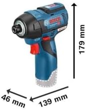 Professional GDR 12V-110 Akülü Darbeli Somun Sıkma (12 Volt, 2 x 3,0 Ah Akü, Şarj Cihazı, L-Boxx Çanta, 110 Nm maks. tork, 1/4" altıgen uç girişi)