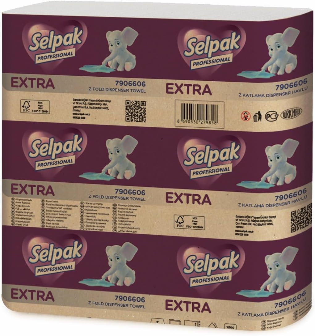 Selpak Professional Z Katlı Dispenser Havlu 200yp