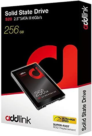 Addlink 256GB 510-400 MB/s 2.5” SATA III 6Gb/s SSD AD256GBS20S3S