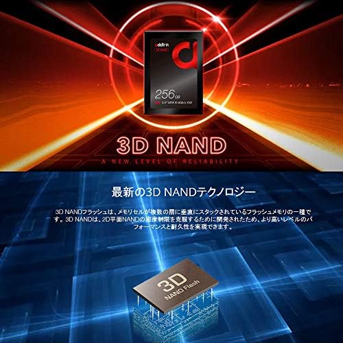 Alternative view of Addlink 256GB 510-400 MB/s 2.5” SATA III 6Gb/s SSD AD256GBS20S3S
