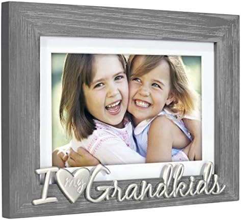 Alternative view of My Grandkids Mat Resim Çerçevesi, 21,5 cm (G) x 16,5 cm (Y) x 1,90 cm (D), Gri