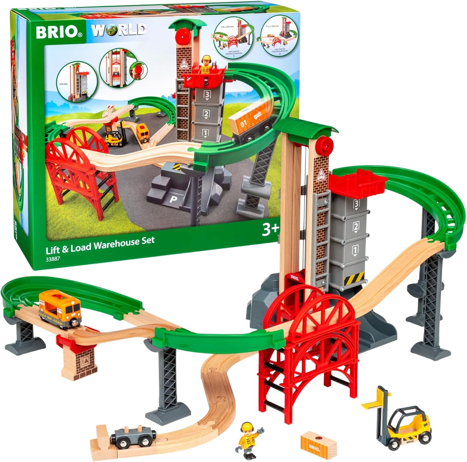 Lift & Load Warehouse, Kaldırma ve Yükleme Depo Oyuncak Seti