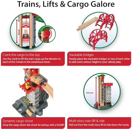 Alternative view of Lift & Load Warehouse, Kaldırma ve Yükleme Depo Oyuncak Seti