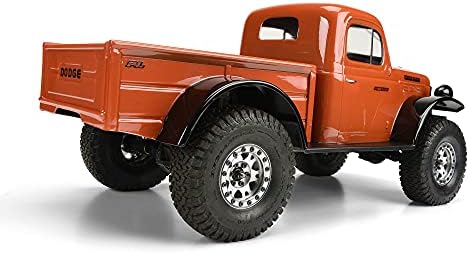 1/10 1946 Dodge Power Wagon Clear Body 12.3" (313mm) WB Crawlers