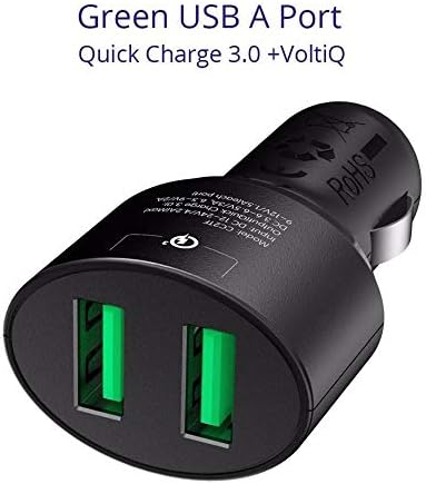 CC2TF Çift USB Çıkışlı Qualcomm QC 3.0 Araç Şarj Cihazı