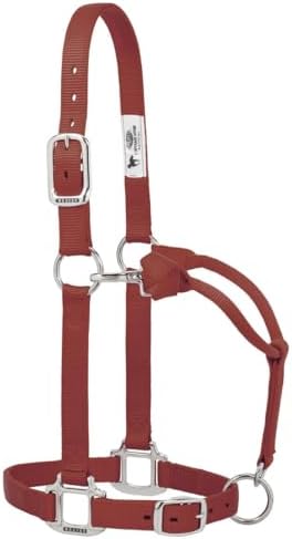 35-7375-GH Orijinal Ayarlanabilir Naylon Halter Krom Kaplama Donanım, Grafit, 2,54 cm Ortalama At