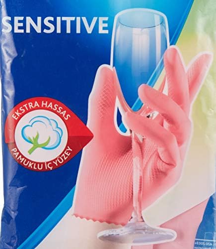 149212 Candy Pink Sensitive Eldiven,%100 Doğal Lateks, M